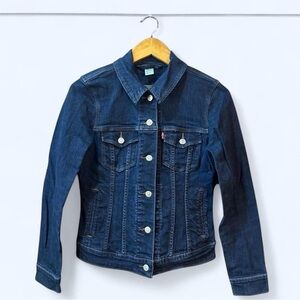 Levi’s Women’s Small Dark Blue Denim Jean Jacket